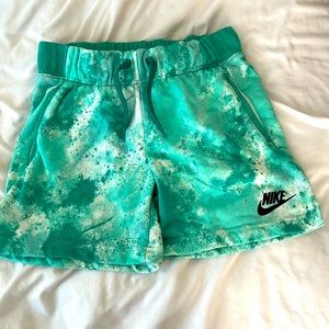 NIKE girl’s teal shorts